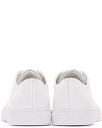 Tiger of Sweden White Leather Sneakers