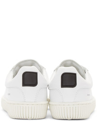 Courreges White Leather Sneakers