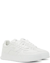 DSQUARED2 White Leather Sneakers