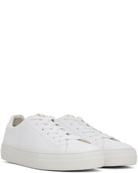 Fred Perry White Leather Sneakers
