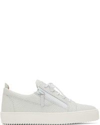 Giuseppe Zanotti White Leather Sneakers
