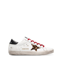 Golden Goose Deluxe Brand White Leather Sneakers