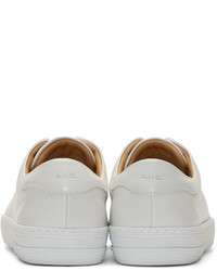 A.P.C. White Leather Steffi Tennis Sneakers