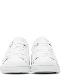 Kenzo White Leather Tennix Sneakers