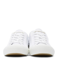 Lacoste White Leather Topskill Trainer Sneakers