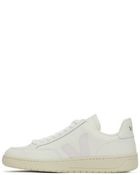 Veja White Leather V 12 Sneakers