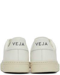 Veja White Leather V 12 Sneakers