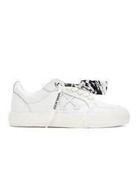 Off-White White Leather Vulcanized Low Sneakers