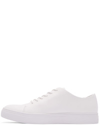 Tiger of Sweden White Leather Yngve Sneakers