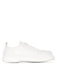 Jacquemus White Les Baskets Suede Sneakers