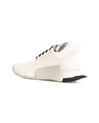 Adidas By Rick Owens White Level Runner Sneakers