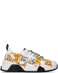 VERSACE JEANS COUTURE White Logo Couture Sneakers