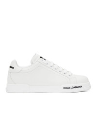 Dolce and Gabbana White Low Top Sneaker