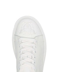 Versace White Medusa Leather Sneakers