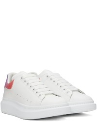 Alexander McQueen White Multicolor Oversized Sneakers