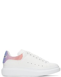 Alexander McQueen White Multicolor Oversized Sneakers