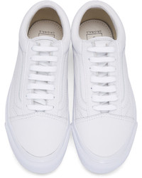 Vans White Og Old Skool Lx Sneakers