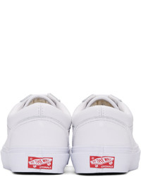 Vans White Og Old Skool Lx Sneakers