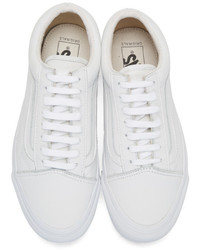 Vans White Og Old Skool Lx Vl Sneakers