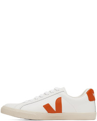 Veja White Orange Esplar Sneakers