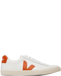 Veja White Orange Esplar Sneakers
