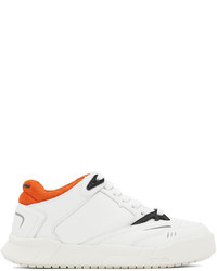 Heron Preston White Orange Low Key Sneakers