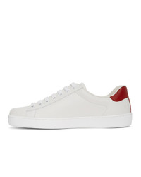 Gucci White Orgasmique New Ace Sneakers