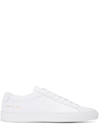 Common Projects White Original Achilles Low Sneakers