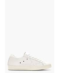 Golden Goose White Out Leather Limited Edition Superstar Sneakers