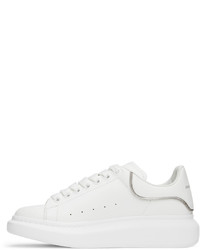 Alexander McQueen White Oversized Larry Zip Sneakers