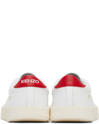 Kenzo White Paris Swing Sneakers