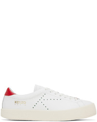 Kenzo White Paris Swing Sneakers