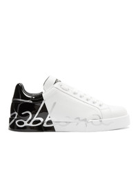 Dolce and Gabbana White Portofino Sneakers