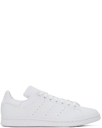 adidas Originals White Primegreen Stan Smith Sneakers