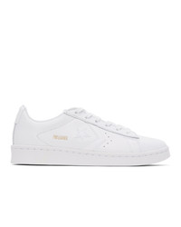 Converse White Pro Leather Ox Sneakers