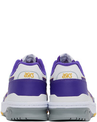 Asics White Purple Ex89 Sneakers