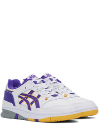 Asics White Purple Ex89 Sneakers
