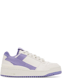 adidas Originals White Purple Forum Bold Sneakers