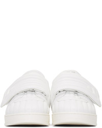 Versace White Quilted Medusa Sneakers