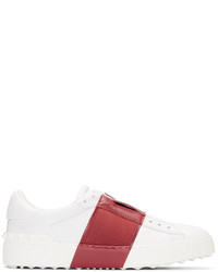 Valentino White Red Open Sneakers