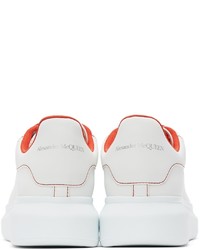 Alexander McQueen White Red Oversized Sneakers