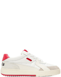 Palm Angels White Red University Sneakers