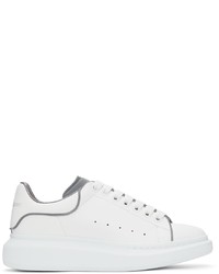 Alexander McQueen White Reflective Oversized Sneakers