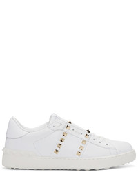 Valentino White Rockstud Untitlted 11 Sneakers