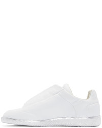 Maison Margiela White Silver Future Sneakers