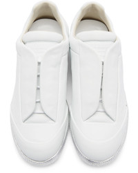 Maison Margiela White Silver Future Sneakers