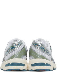 Asics White Silver Gel 1130 Sneakers