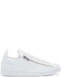 Y-3 White Stan Zip Sneakers