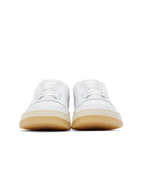 Acne Studios White Steffey Lace Up Sneakers