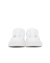 Acne Studios White Steffey Lace Up Sneakers